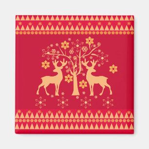 Imán patrones de navidad