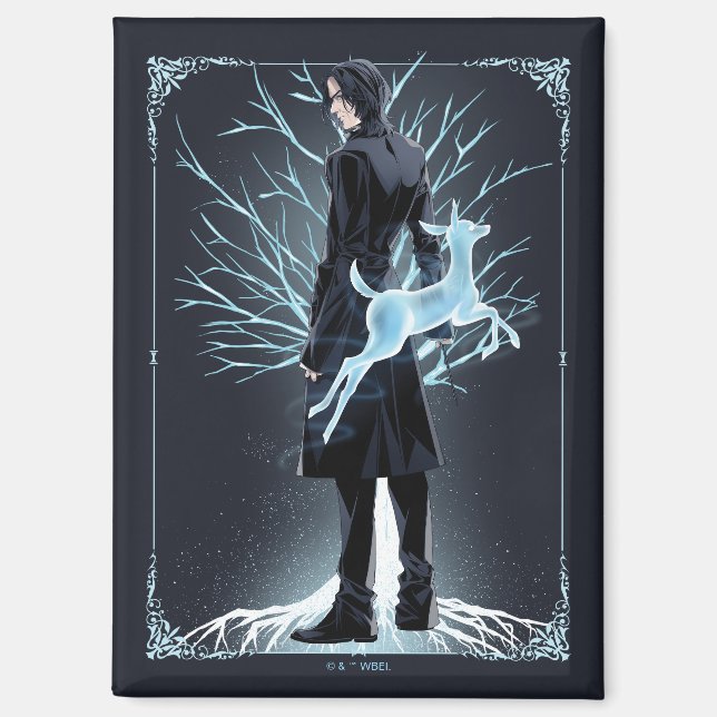 Imán Patrono de Doe de Anime Severus Snape (Anverso)