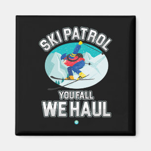 Imán Patrulla de esquí: Cae en el esquí snowboar
