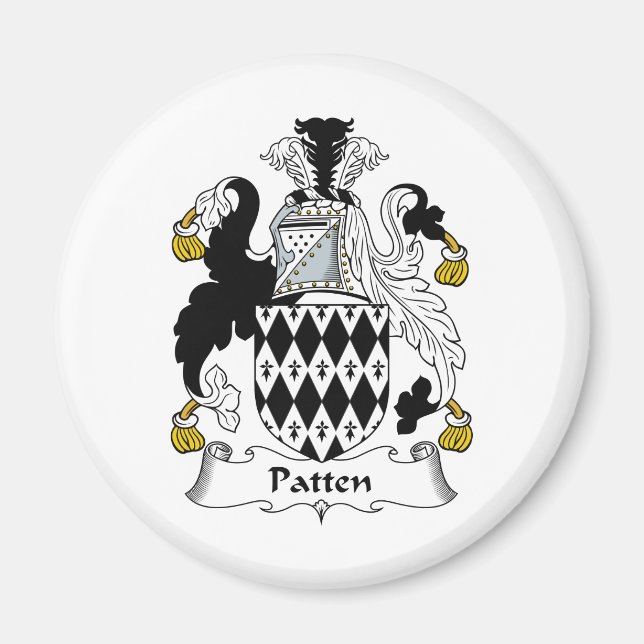 Imán Patten Family Crest (Frente)