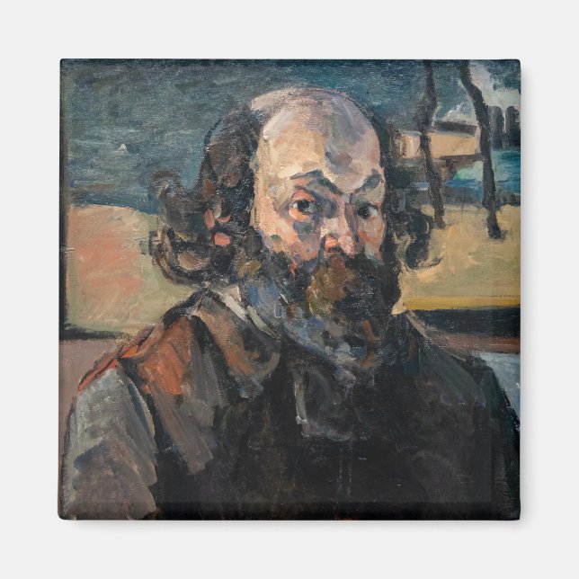 Imán Paul Cezanne - autorretrato (Frente)
