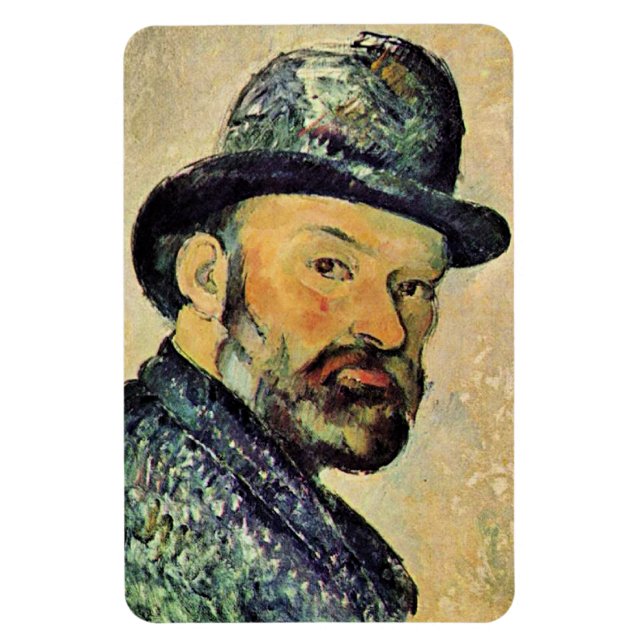 Imán Paul Cezanne, autorretrato, (Vertical)