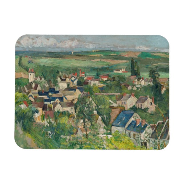 Imán Paul Cezanne - Auvers, vista panorámica (Horizontal)