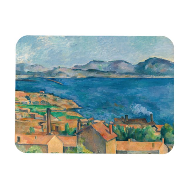 Imán Paul Cezanne - Bahía de Marsella, vista desde Esta (Horizontal)