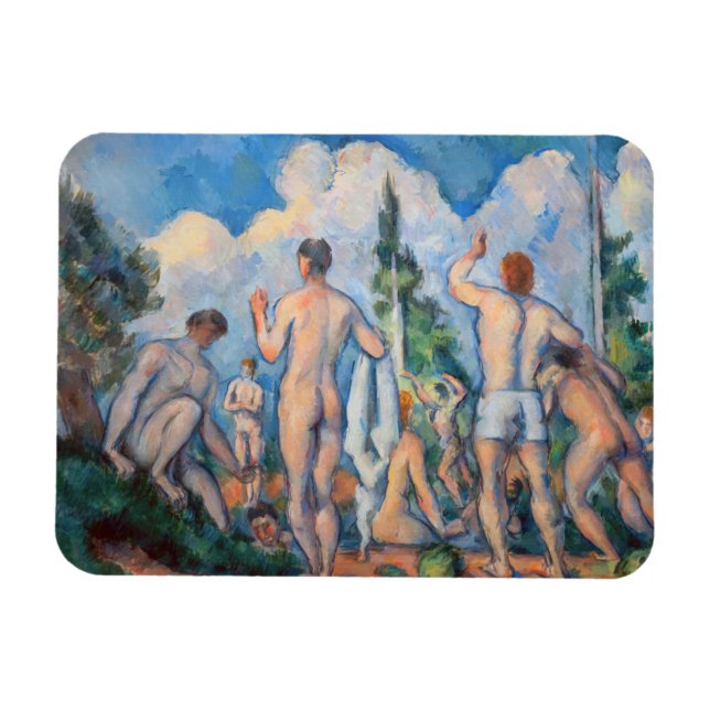 Imán Paul Cezanne - Bathers (Horizontal)