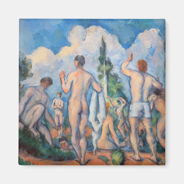 Imán Paul Cezanne - Bathers (Frente)