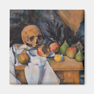 Imán Paul Cezanne - Bodegón con calavera