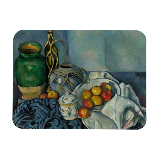 Imán Paul Cezanne - Bodegón con manzanas (Horizontal)