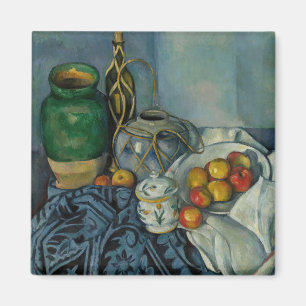 Imán Paul Cezanne - Bodegón con manzanas