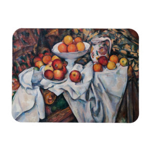 Imán Paul Cezanne - Bodegón, Manzanas y Naranjas