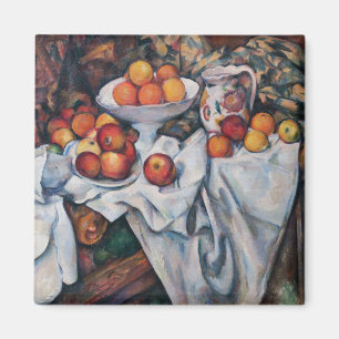 Imán Paul Cezanne - Bodegón, Manzanas y Naranjas