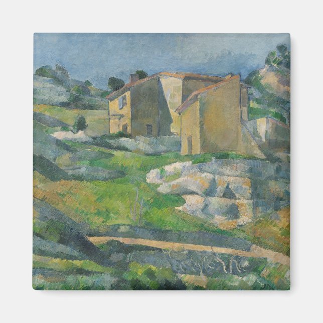 Imán Paul Cezanne | Casas de la Provenza: Los Riaux V (Frente)