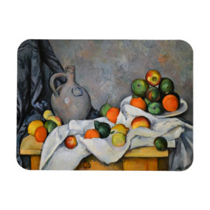 Imán Paul Cezanne - Cortina, Jarra y Frutero