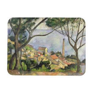 Imán Paul Cezanne el el mar en el l'Estaque, 1878