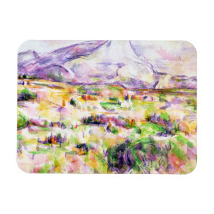 Imán Paul Cezanne el   Mont Sainte-Victoire de Les