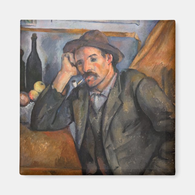Imán Paul Cezanne - Fumador (Frente)
