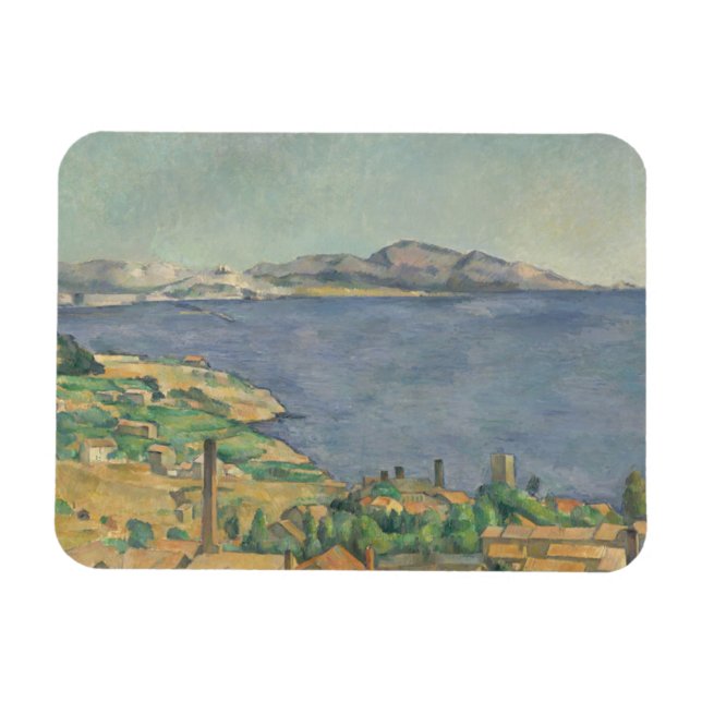 Imán Paul Cezanne | Golfo de Marsella visto desde L' (Horizontal)