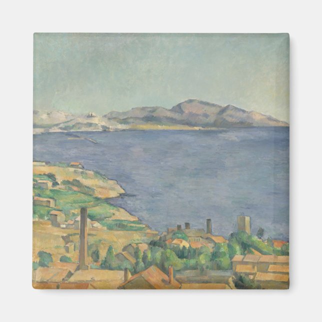 Imán Paul Cezanne | Golfo de Marsella visto desde L' (Frente)