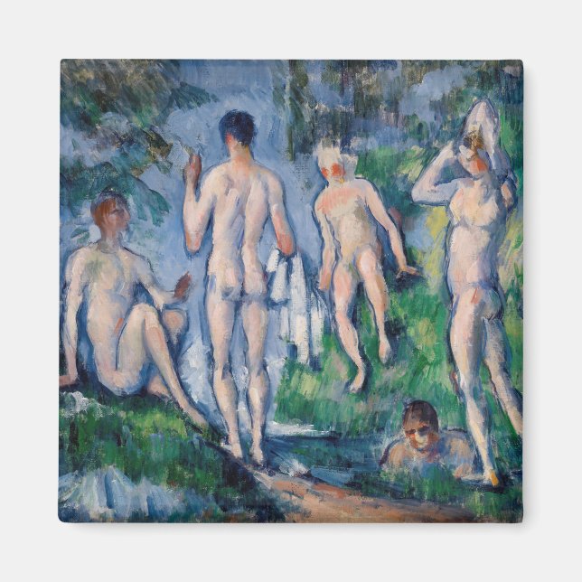 Imán Paul Cezanne - Grupo de los Baños (Frente)
