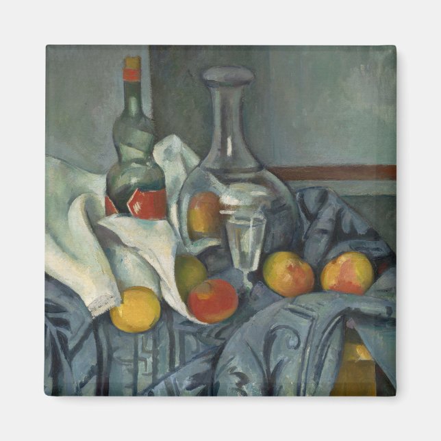 Imán Paul Cezanne | La botella de Peppermint, 1893-95 ( (Frente)