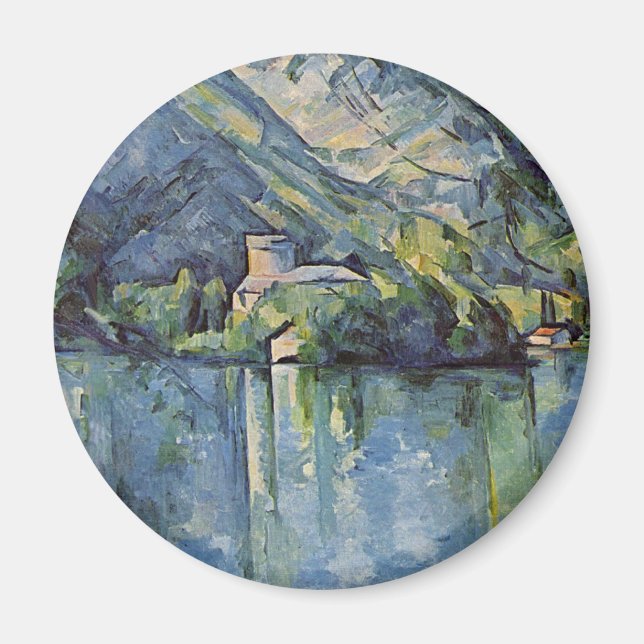 Imán Paul Cézanne - Lago Annecy (Frente)