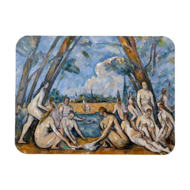 Imán Paul Cezanne - Los grandes bañistas (Horizontal)