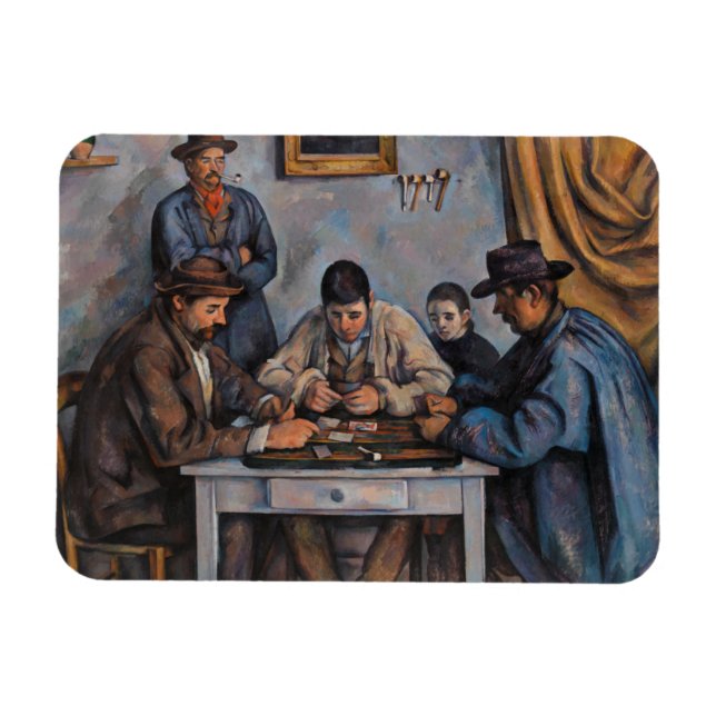 Imán Paul Cezanne - Los jugadores de cartas (Horizontal)