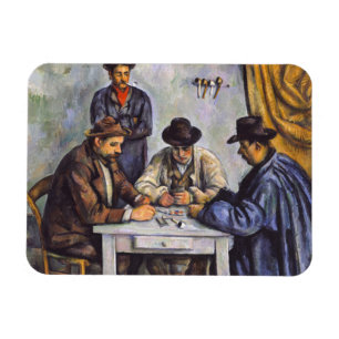 Imán Paul Cezanne - Los jugadores de cartas