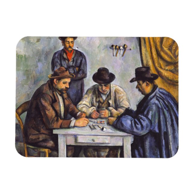 Imán Paul Cezanne - Los jugadores de cartas (Horizontal)