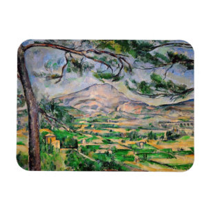 Imán Paul Cezanne - Mont Sainte-Victoire y Pino Grande