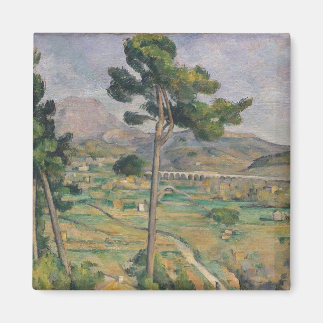 Imán Paul Cezanne | Paisaje con viaducto (Frente)
