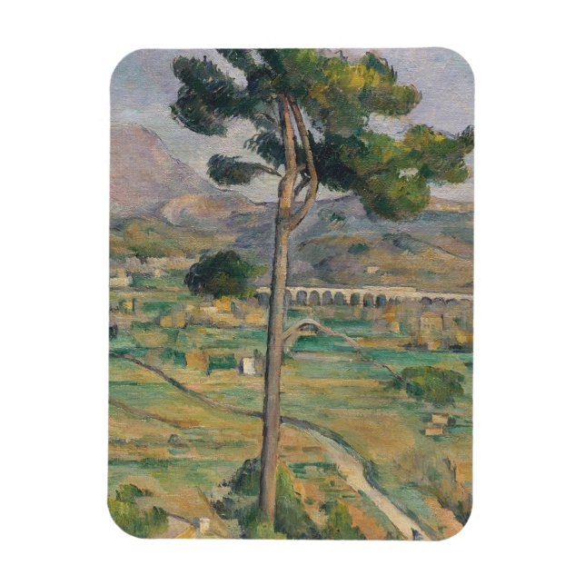 Imán Paul Cezanne | Paisaje con viaducto (Vertical)