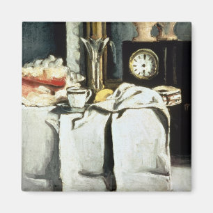 Imán Paul Cezanne Reloj de mármol negro, c.1870