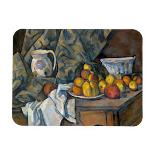 Imán Paul Cezanne Vida residual con manzanas y meloco