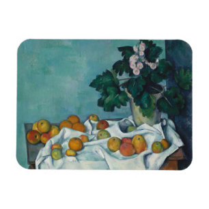 Imán Paul Cezanne   Vida residual con manzanas y una ol