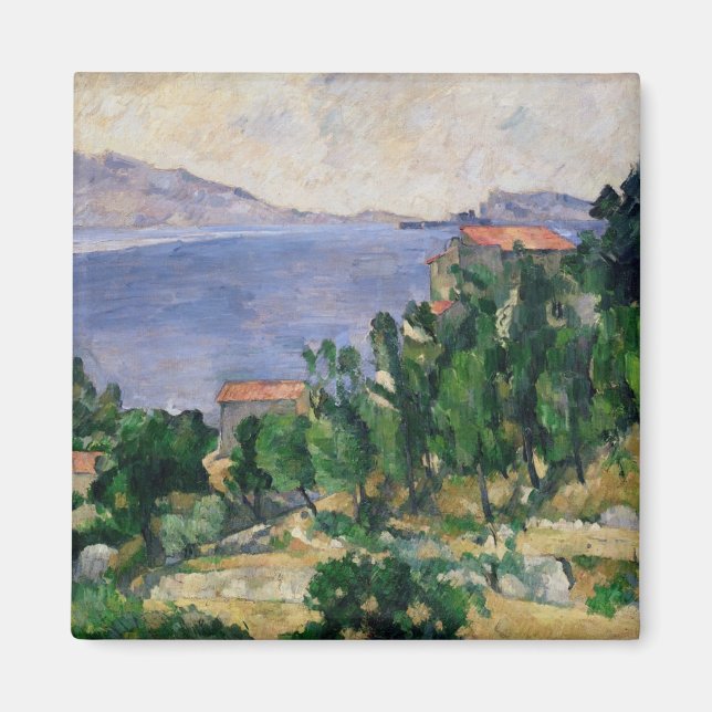 Imán Paul Cezanne | Vista del Monte Marseilleveyre y (Frente)