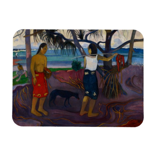 Imán Paul Gauguin | Bajo el Pandano, 1891 (petróleo sob (Horizontal)