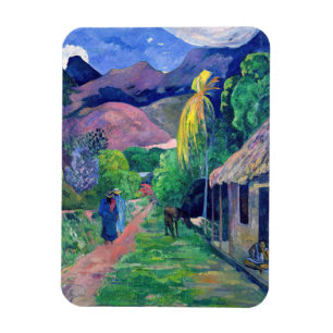 Imán Paul Gauguin - Calle en Tahití