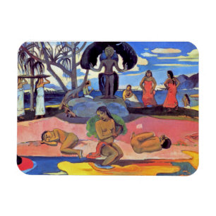 Imán Paul Gauguin - Día de los Dioses - Pintura de Arte
