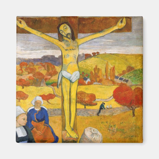 Imán Paul Gauguin - El Cristo amarillo (Frente)