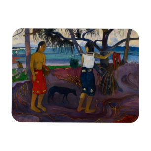 Imán Paul Gauguin el debajo del Pandanus, 1891