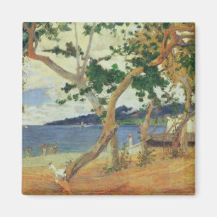 Imán Paul Gauguin el por la costa, Martinica, 1887 (