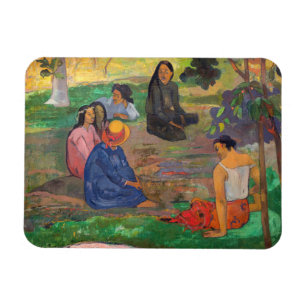 Imán Paul Gauguin - La conversación / Les Parau Parau