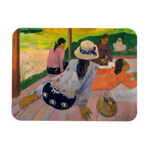 Imán Paul Gauguin La Siesta