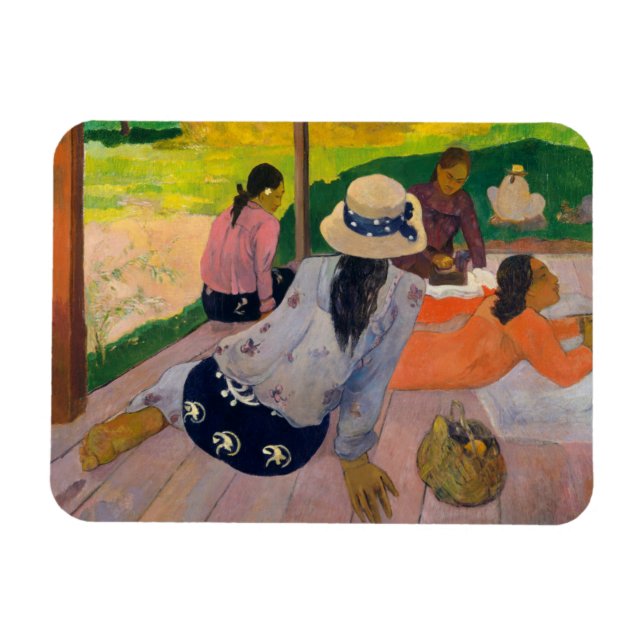 Imán Paul Gauguin | La Siesta (Horizontal)