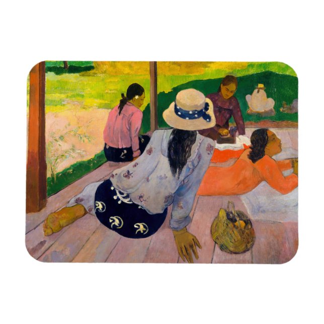 Imán Paul Gauguin - La siesta (Horizontal)
