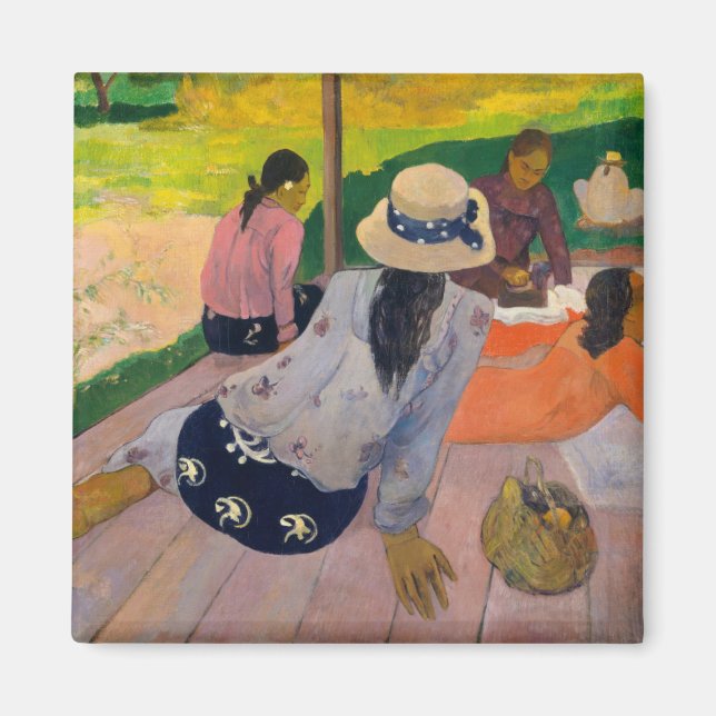 Imán Paul Gauguin | La Siesta (Frente)