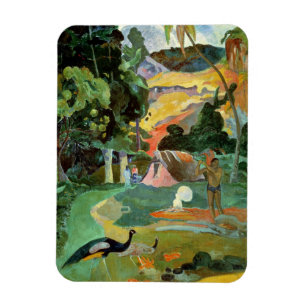 Imán Paul Gauguin   Matamoe o Paisaje con pavos reales