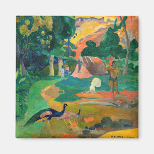Imán Paul Gauguin - Paisaje con Pavos Reales / Matamoe