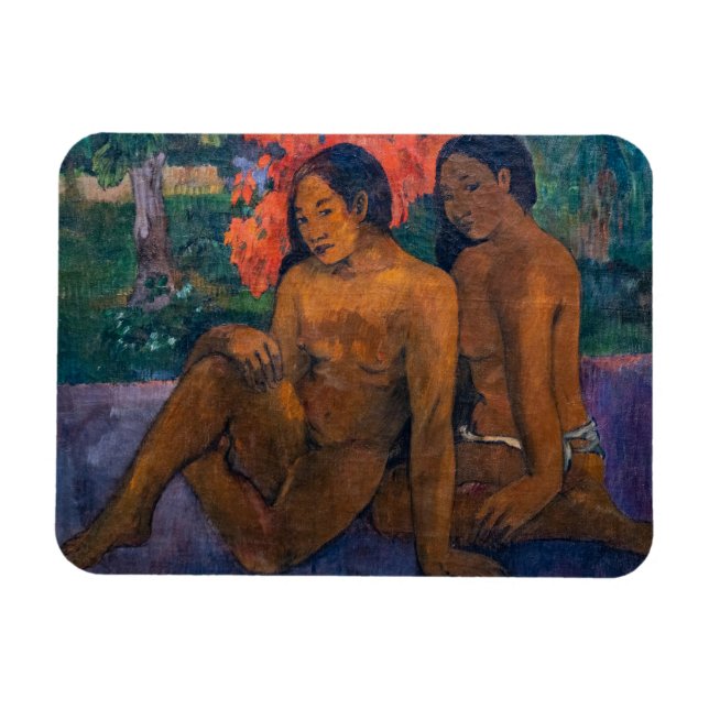 Imán Paul Gauguin - Y el oro de sus cuerpos (Horizontal)